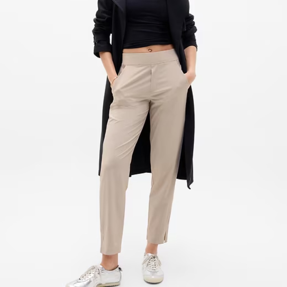 Athleta Brooklyn Ankle Pant Abalone Travel Work Pant 2